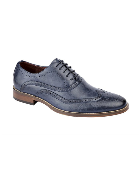 Goor Men's Aegan Blue dress shoe