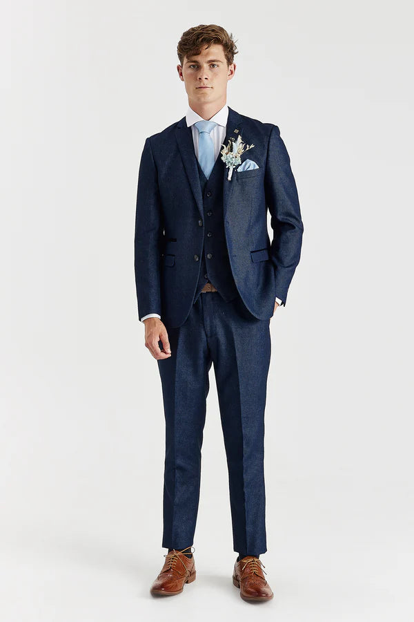 Arthur Navy 3 piece suit