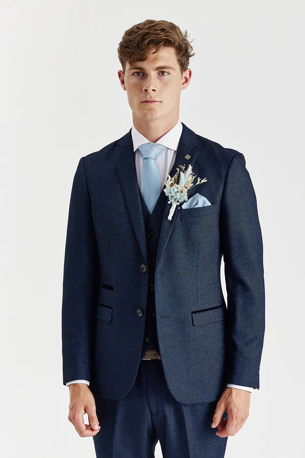 Arthur Navy 3 piece suit