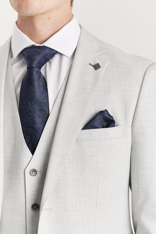 Belmont Silver 3 piece suit
