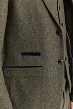 Oscar Green tweed 3 piece suit