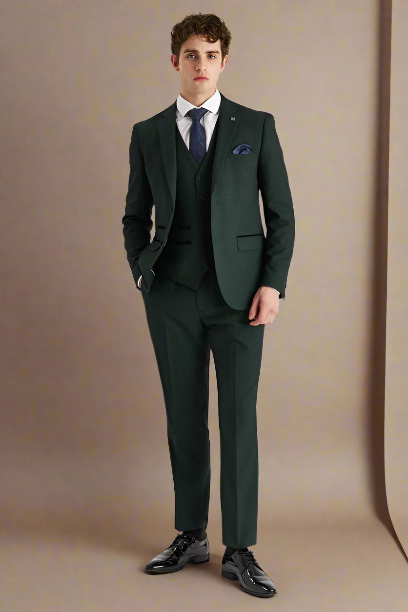 Regent Olive 3 piece Suit