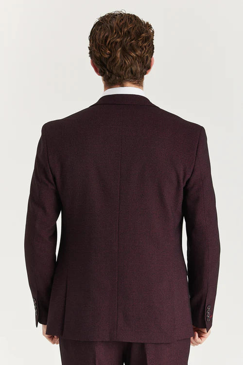 Regent wine 3 piece suit