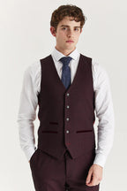 Regent wine 3 piece suit