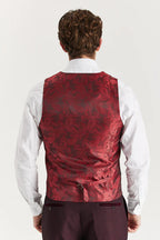 Regent wine 3 piece suit