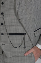 Hugo Grey checked 3 piece suit