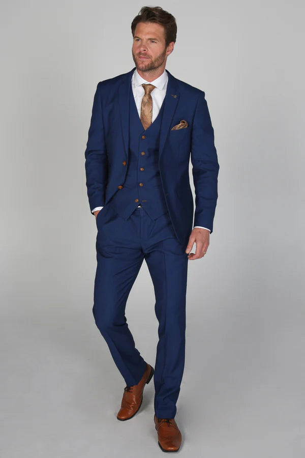 Mayfair Blue 3 piece suit