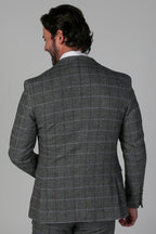 Harris Grey Tweed 3 piece suit