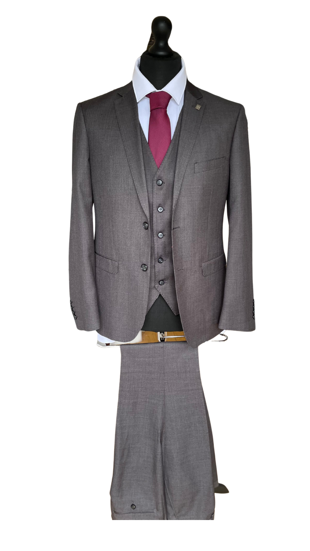 Paul Andrew Charles Charcoal grey 3 piece suit