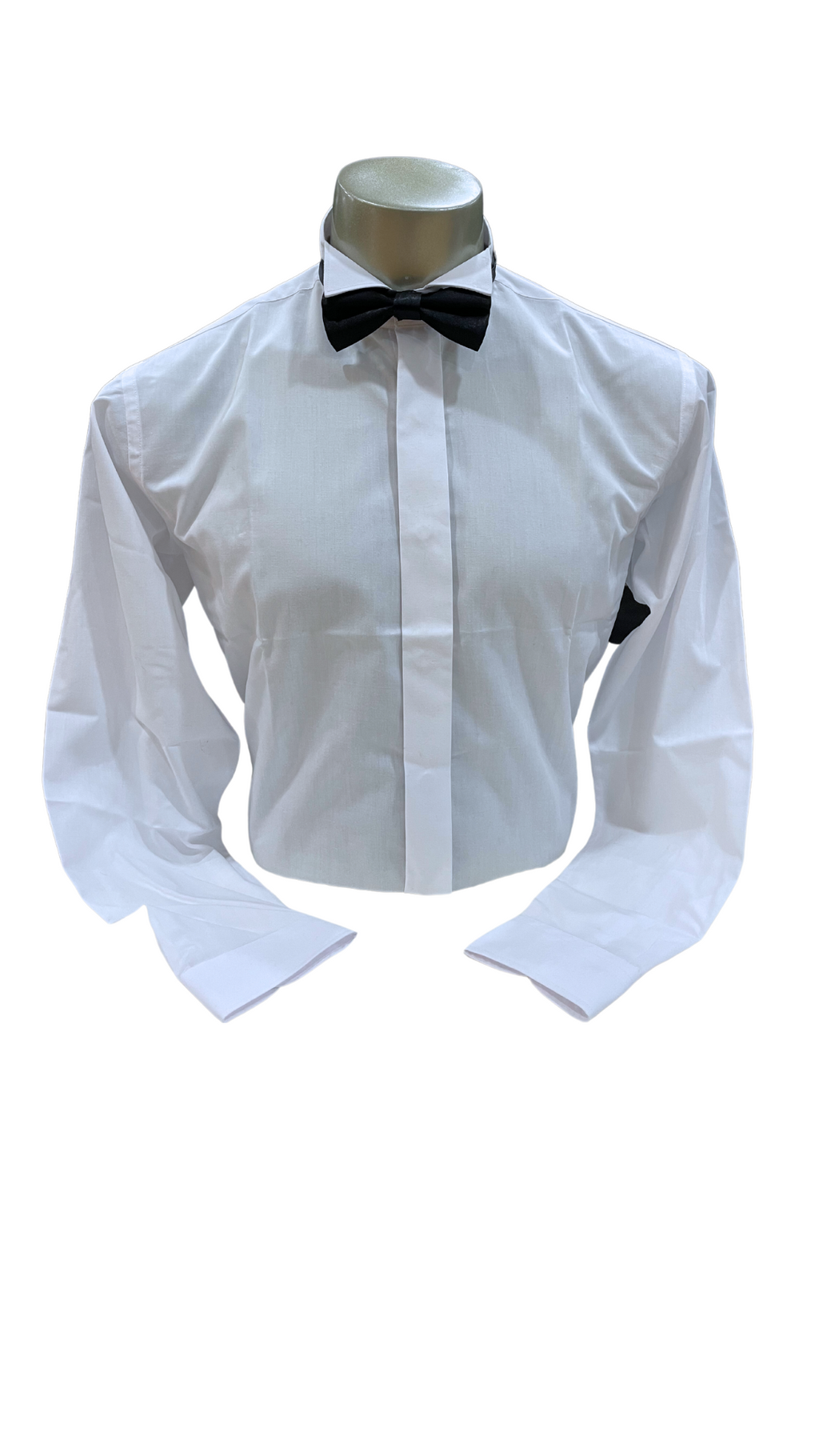 Mann Formal Wear winged collar men's White shirt