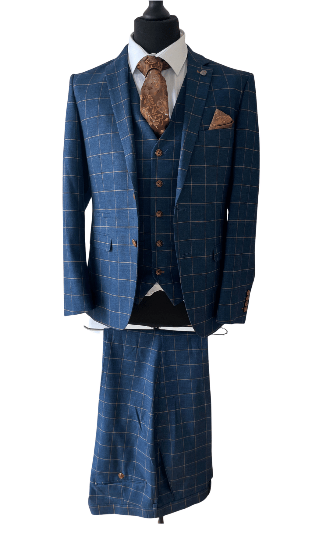 Paul Andrew Hamley Navy Mens suit
