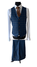 Paul Andrew Hamley Navy Mens suit