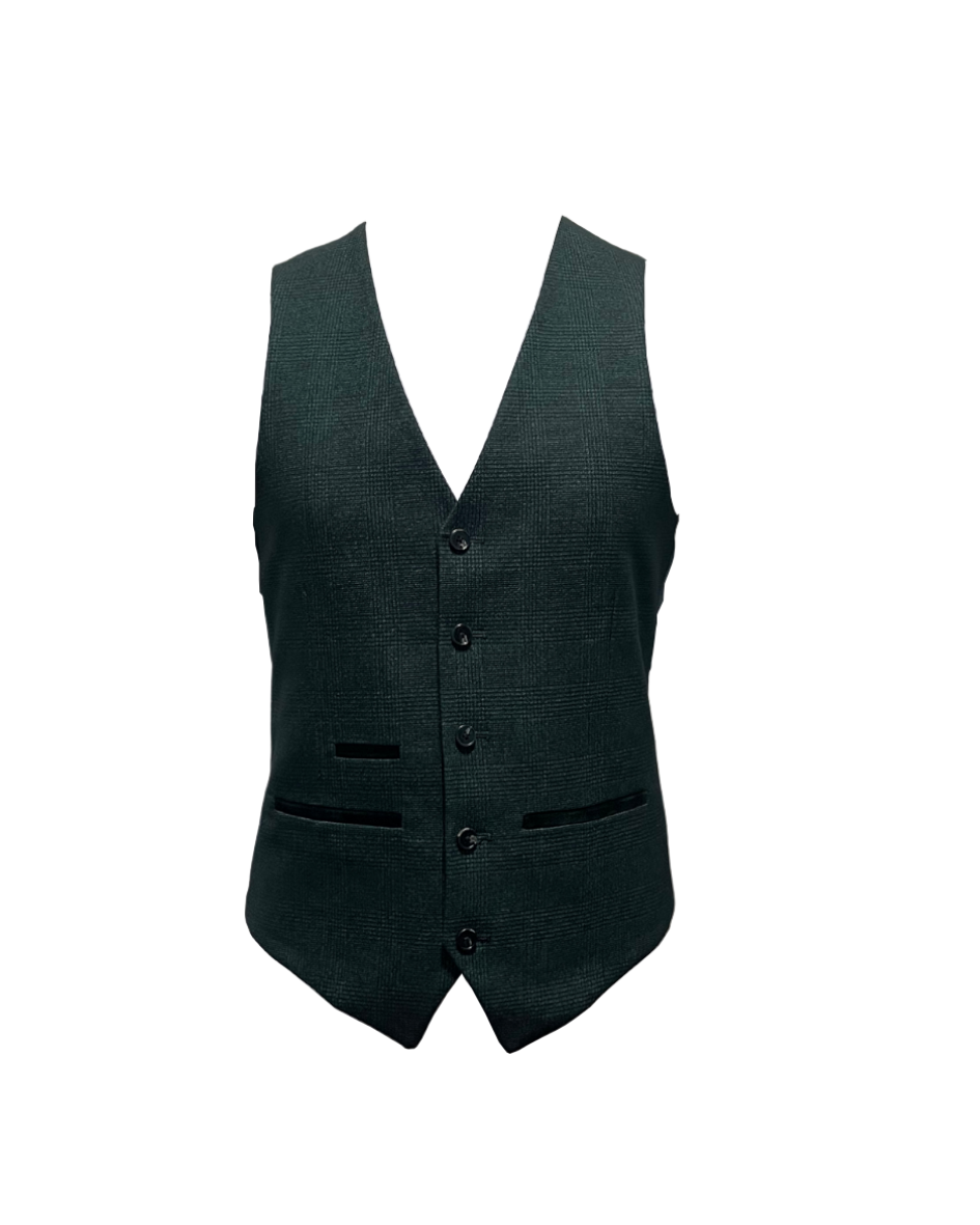 Regent Olive Waistcoat