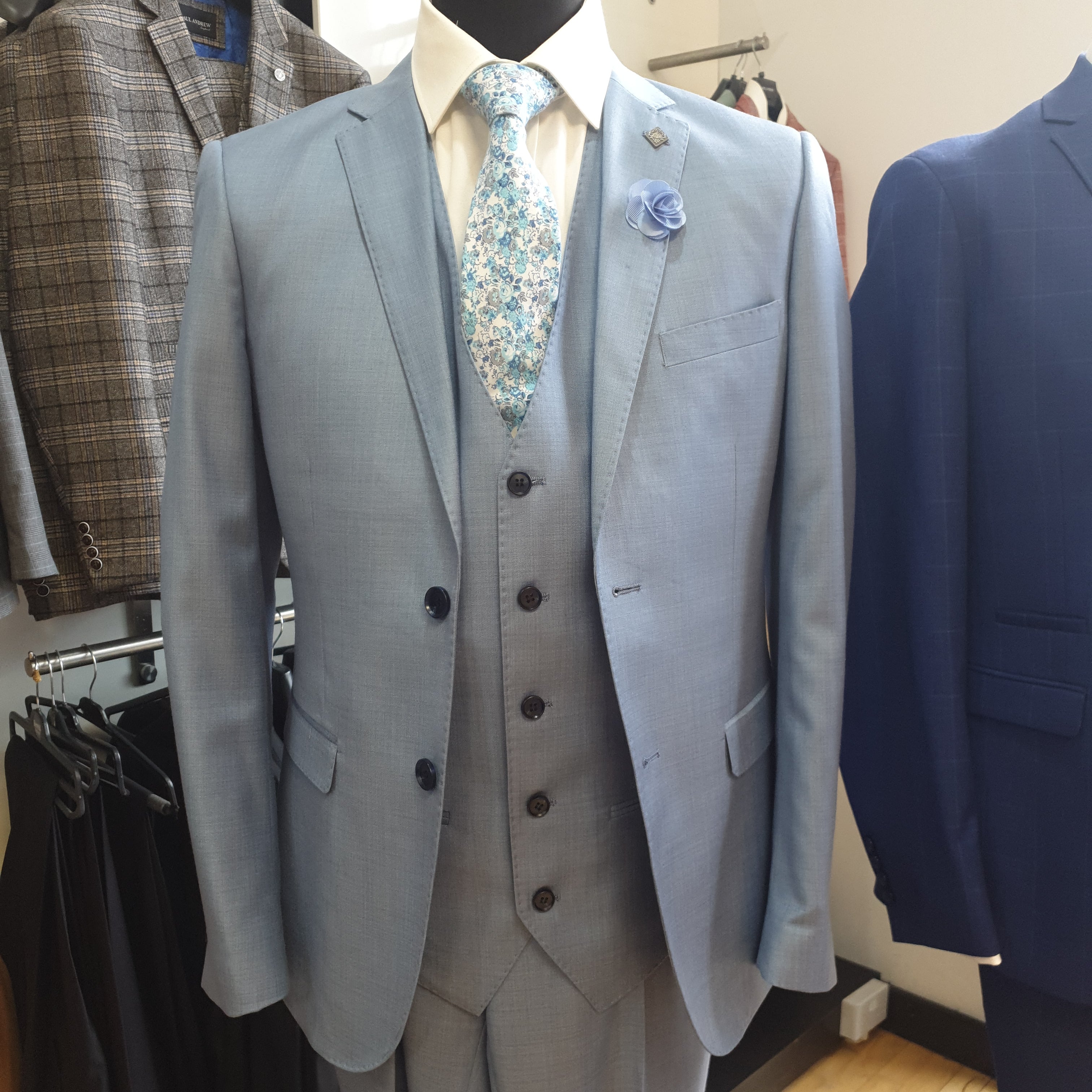 Paul Andrews 3 piece Charles Blue