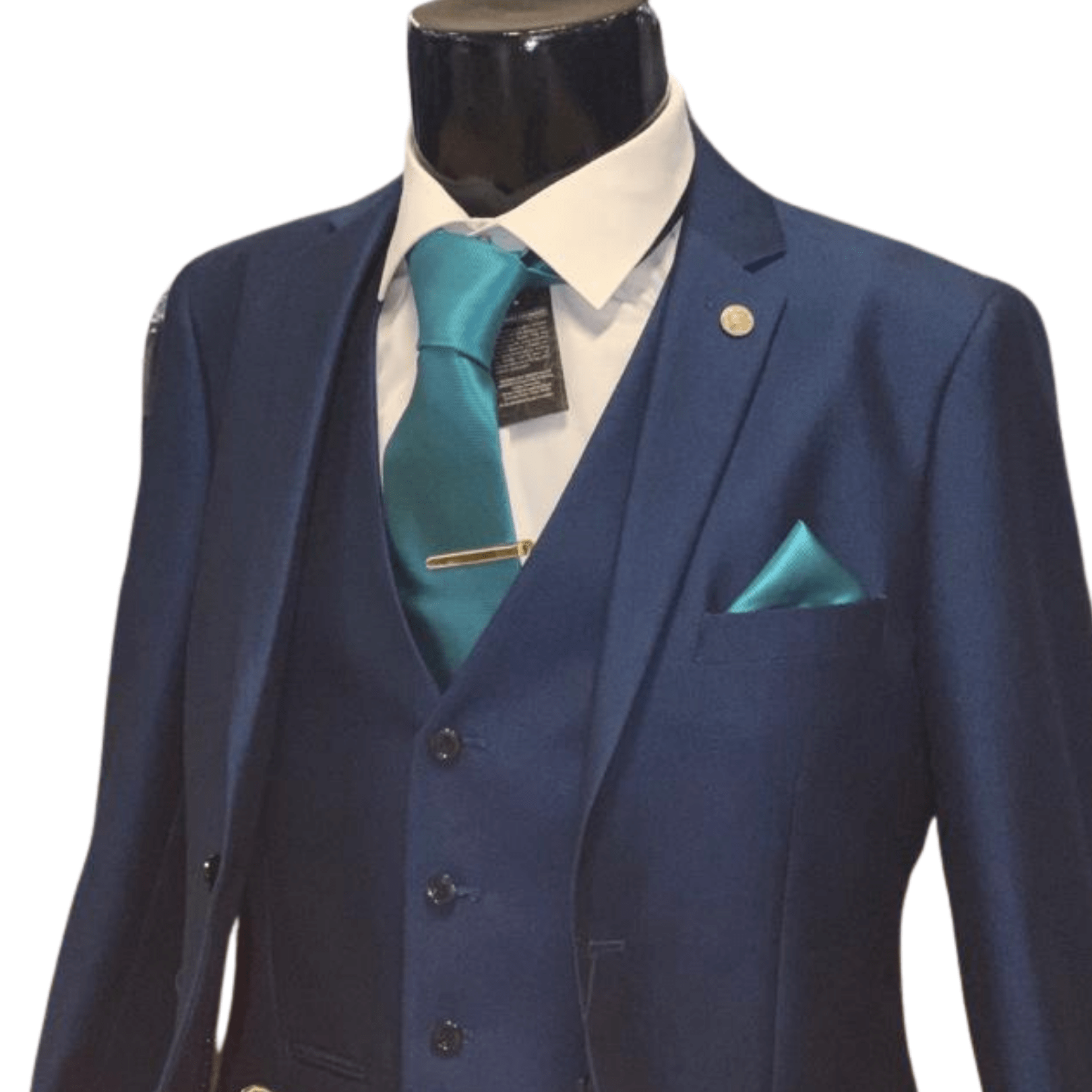 Kingsley Blue, a Paul Andrews fitted suit, all sizes available.
