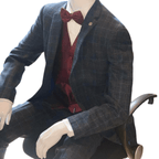 Harvey navy 3 piece suit , wool suit, Beautiful Suit