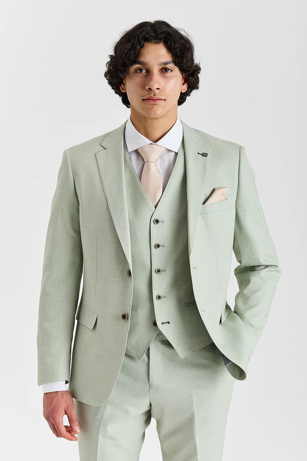 Belmont Sage 3 piece Suit