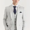 Belmont SIlver 3 piece suit