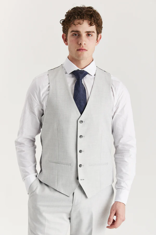 Belmont SIlver 3 piece suit