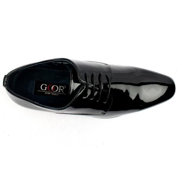 GOOR Black Patent Dress Shoes